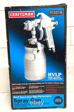 Craftsman 9-155519 HVLP Heavy Duty High Performance Paint Spray Gun Never Used