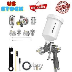 D1 LVLP Air Spray Gun Premium Kit Easy to Use Paint Gun for Cars & House