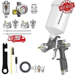 D1 LVLP Air Spray Gun Premium Kit, Easy to Use, Paint Gun for Cars & House DIY