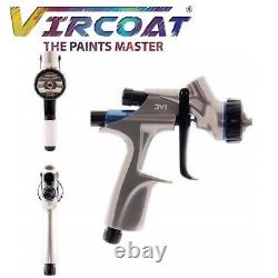 DeVilbiss Basecoat Paint/Clear coat Spray Gun DV1 with DV1-B PLUS HVLP-PLUS Air