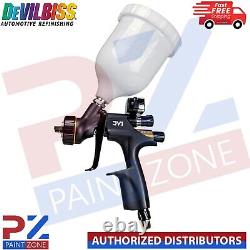 DeVilbiss DV1 Spray Gun Clearcoat 1.3mm Lacquer Application Gun and Cup Set