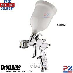 Devilbiss FLG-5 Spray Gun 1.3 mm Gravity Car Air Feed Sprayer Paint Solvent