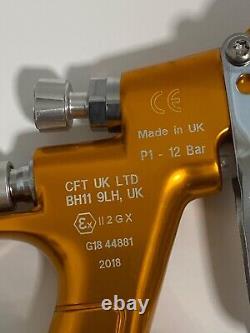 Devilbiss GTI PRO Light Yellow Car Paint Tool Spray Gun TE10 1.3mm Made in UK