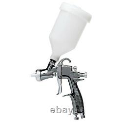 Eastwood 1.3 MM LT HVLP Air Gravity Feed Spray Paint Gun With 600 CC Cup