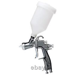 Eastwood 1.3 Mm Aluminum Lt Hvlp Paint Gun Air Gravity Feed Spray with 600 Cc