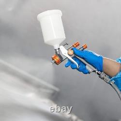 Easy. Air Paint Sprayer Gun with 1.3mm Nozzle 600CC Cup HVLP Spray Gun Kit