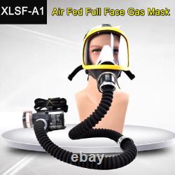 Electric Paint Spray Full Face Gas Mask Face Cover Constant Flow Respirators