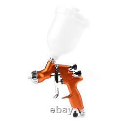 For HVLP Air Gravity Feed Spray Gun Sets 1.3 mm Nozzle Car Body Paint Aluminum