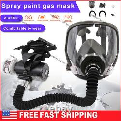 Full Face Gas Respirator Supplied Air Paint Spraying& 480MM Replaceable Filter