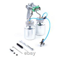 G1/4 Polyurethane Foam Spray Machines Automatic Paint Spray Gun & 2x 1000ml Pot