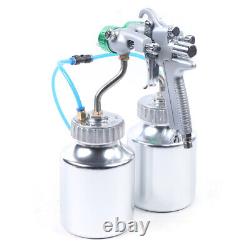 G1/4 Polyurethane Foam Spray Machines Automatic Paint Spray Gun With 2 x 1L Pot