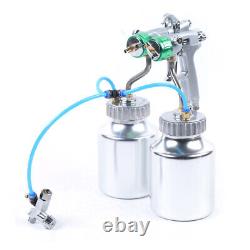 G1/4 Polyurethane Foam Spray Machines Automatic Paint Spray Gun with 2x 1000ml Pot