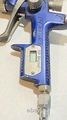 Genuine SATA Jet Blue RP Digital 2 Air Spray Paint Gun 1.3 With Cup Tested Works