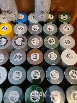 Giant Tamiya Model Spray Paint Lot 97 New Cans Military Sea & Air