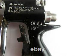 Graco 24C855 HVLP G40 Flat Face Air Assist Paint Spray Gun + 413 Tip