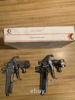 Graco Silver Air Spray Guns 214-675 215230 1 New In Box 1 New WithO Box 1 Used