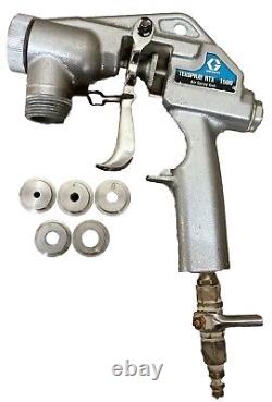 Graco TEXSPRAY RTX 1500 Air Spray Gun With 6 Attachments- Gray/Silver