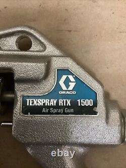 Graco TEXSPRAY RTX 1500 Air Spray Gun With 6 Attachments- Gray/Silver