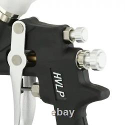 Gravity Feed Composite HVLP Spray Gun with Stainless Steel Needle Trigger Pull