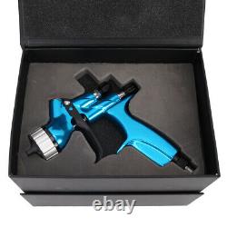 HVLP Air Spray Gun Kit Blue 1.3mm Nozzle Car Primer Paint Sprayer Tool 600ml Cup