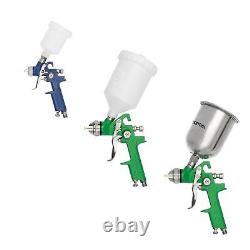 HVLP Air Spray Gun Set, 3 Paint Sprayers with Cups, 0.8/1.3/1.7mm, Air Regula