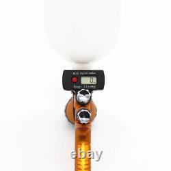 HVLP GTIS Air Spray Gun Kit 1.3mm Nozzle Digital Display Car Paint Tool Pistol