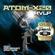 Hvlp New Atom X20 Auto Paint Spray Gun Car Solvent/waterborne With Free Gunbudd