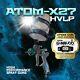 Hvlp Spray Gun Atom Mini X27 Automotive Paint Spray With Free Gubudd Led Light