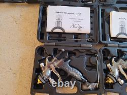 HVLP Turbine Spray Guns (6) and 1 Fuji Spray Gun