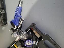 HVLP Turbine Spray Guns (6) and 1 Fuji Spray Gun