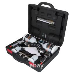 HVLP and Standard Gravity Feed Spray Gun Kit Car Auto Wall Air Paint Sprayer