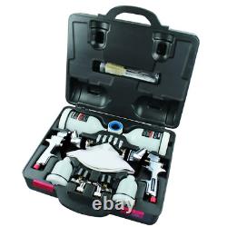 HVLP and Standard Gravity Feed Spray Gun Kit Car Auto Wall Air Paint Sprayer