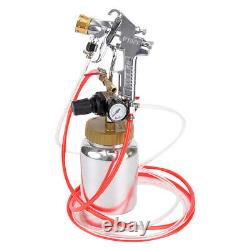 Hangingable 0.5 Gallon Air Paint Sprayer Set Air Spray Gun Kit for Putty Sprayer