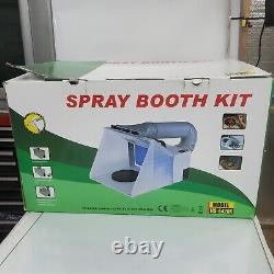 Hobby Model Mini Spray / Paint Booth HS-E420 Vented Portable Air Brushing -READ