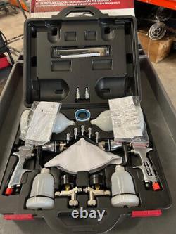 Husky 793-334 HVLP and Standard Spray Gun Kit Gravity Feed New In Box