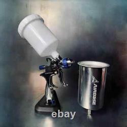 Hvlp Primer/surface Spray Gun With Paint Tip Size 1.8 Airbase Emax Back By