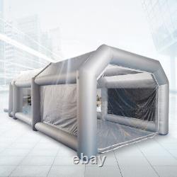 Inflatable Paint Booth Portable Paint Spray Booth Car Tent 2 Air Filter Nets