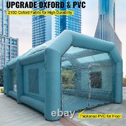 Inflatable Spray Booth 26ftx15ftX10ft Car Paint Portable Cabin Air Filter System