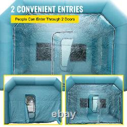 Inflatable Spray Booth 26ftx15ftX10ft Car Paint Portable Cabin Air Filter System