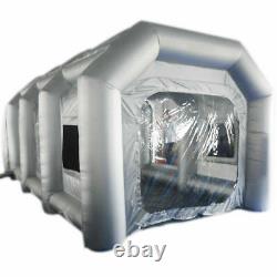 Inflatable Spray Booth Paint Tent Mobile Car Paint with Air Filter System Portable