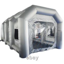 Inflatable Spray Booth Paint Tent Portable Car Workstation + Air Filter System