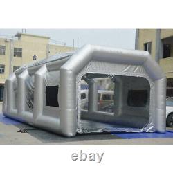 Inflatable Spray Booth Paint Tent Portable Car Workstation + Air Filter System