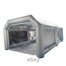 Inflatable Spray Booth Paint Tent Portable Car Workstation with Air Filter System