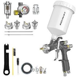 InoKraft D1 LVLP Air Spray Gun Premium Kit, Easy to Use, Paint Gun for Cars &