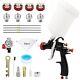 Lvlp Spray Gun R500, Air Paint Gun Automotive With 1.3/1.5/1.7/2.0mm Nozzle &