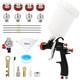 Lvlp Spray Gun R500, Air Paint Gun Automotive With 1.3/1.5/1.8/2.0mm Nozzle &