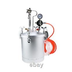 LuckyHigh 2.5 Gallon (10L) High Pressure Pot Air Paint Spray Gun Set, Industr