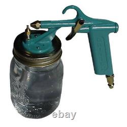 Mason Jar Sprayer Gun Kit 16oz Bottle Paint Stain Work Power Air Tool Accessory