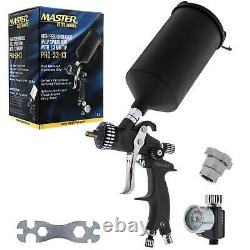 Master 33 Series HVLP Spray Gun, 1.3mm Tip, Air Regulator, Auto Car Paint