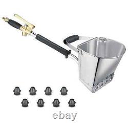 Mortar Sprayer Gun Cement Mortar Spray Gun Stucco Shovel Hopper Ladle Air Paint